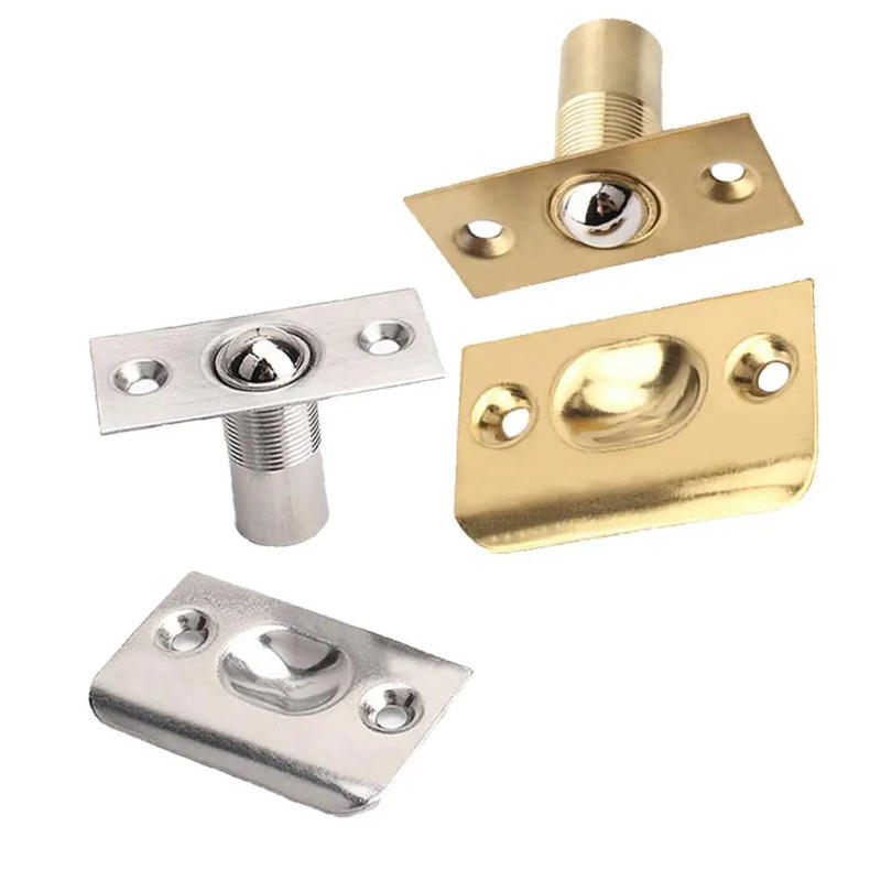 Description Picture 5 of itemAdjustable Screw Spring Roller Copper Ball Catch Set Cabinet Door Latch