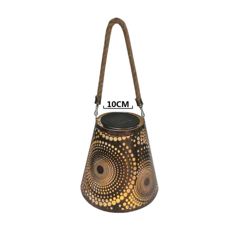 Description Picture 3 of itemSolar lamp wrought iron hollow butterfly projection lamp outdoor waterproof hanging lamp courtyard lawn villa induction lamp