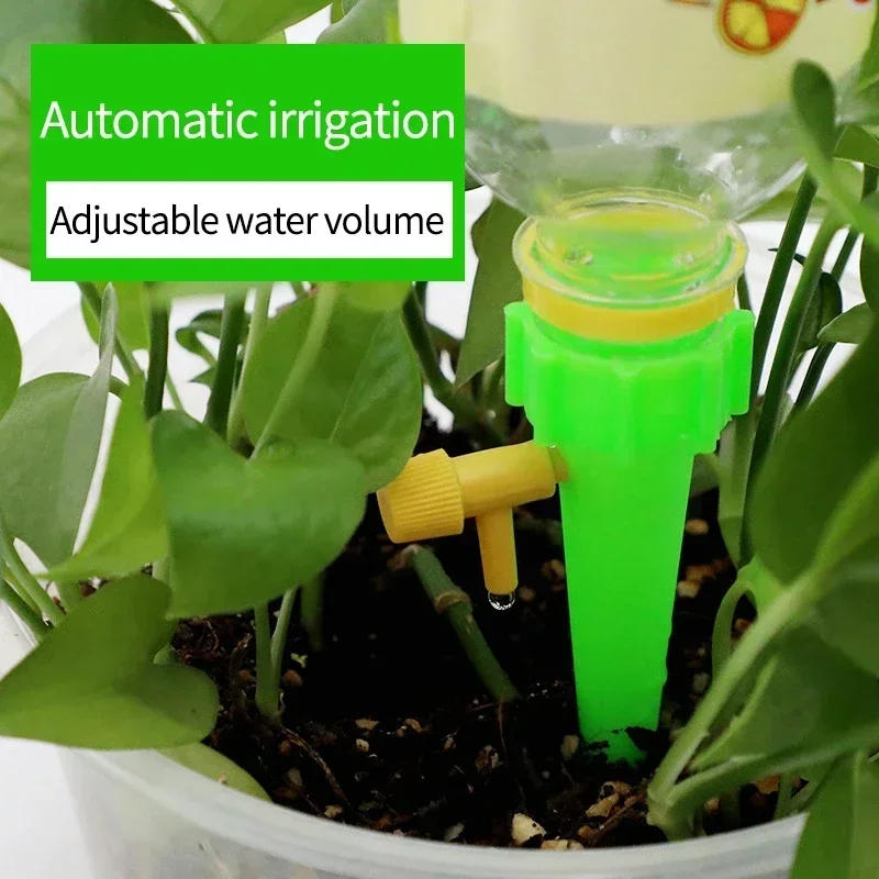 Description Picture 6 of itemAdjustable Control Water Dripper Self-Watering Kits Automatic Drip Irrigation System Kits Plant Watering Spike Device Greenhouse
