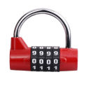 Portable Combination Lock Suitcase Gym Safety Coded Lock Dormitory Cabinet  Lock Luggage Padlock 4 Digit Password Lock