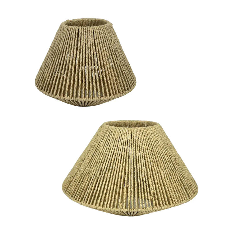 Description Picture 3 of itemCountry Style Handwoven Lampshade Chandelier Light Cover Removable for Decor