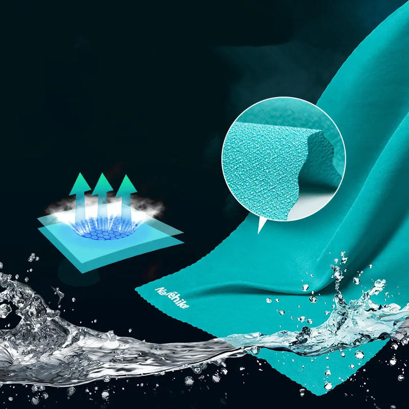 Description Picture 6 of itemThickened microfiber towels sports fast-drying absorbent camping towels ultra-soft portable gym swimming yoga beach towels