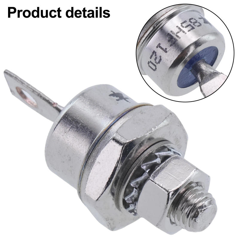 Description Picture 3 of item2Pc 85A/40A/25A 1200V Positive Cathode/Negative Anode Stud Mount Diode Rectifier 25HF/R120 40HF/R120 50HF/R120 70HF/R 120 85HF/R