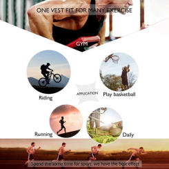 Men Vest Men's O-neck Sleeveless Zipper Placket Fitness Vest Nanometer Tech Muscle Defining Safety Tank Tops Protechshield Tech