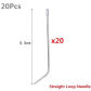 Straight Loop20Pcs