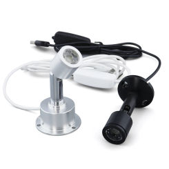 Spotlight USB DC5V Led 3W Jewelry Cabinet Showcase Mini Spot Bench Lamp Ceiling Light Switch USB Interface