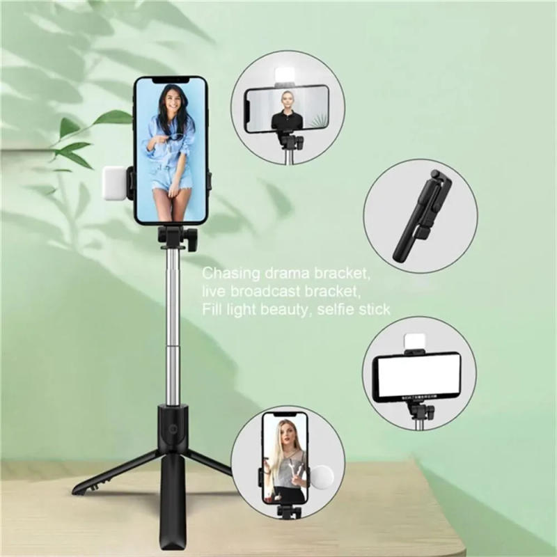 Description Picture 5 of itemCell Phone Selfie Stick Tripod Bluetooth Remote Wireless Selfi Stick Phone Holder Stand with Beauty Fill Light for Phone