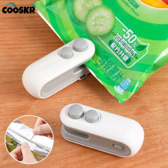 Plastic Bags Sealer Mini Sealing Machine Food Packaging Bag Sealer Portable Heat Bag Sealer Rechargeable Food Bag Thermal Sealer