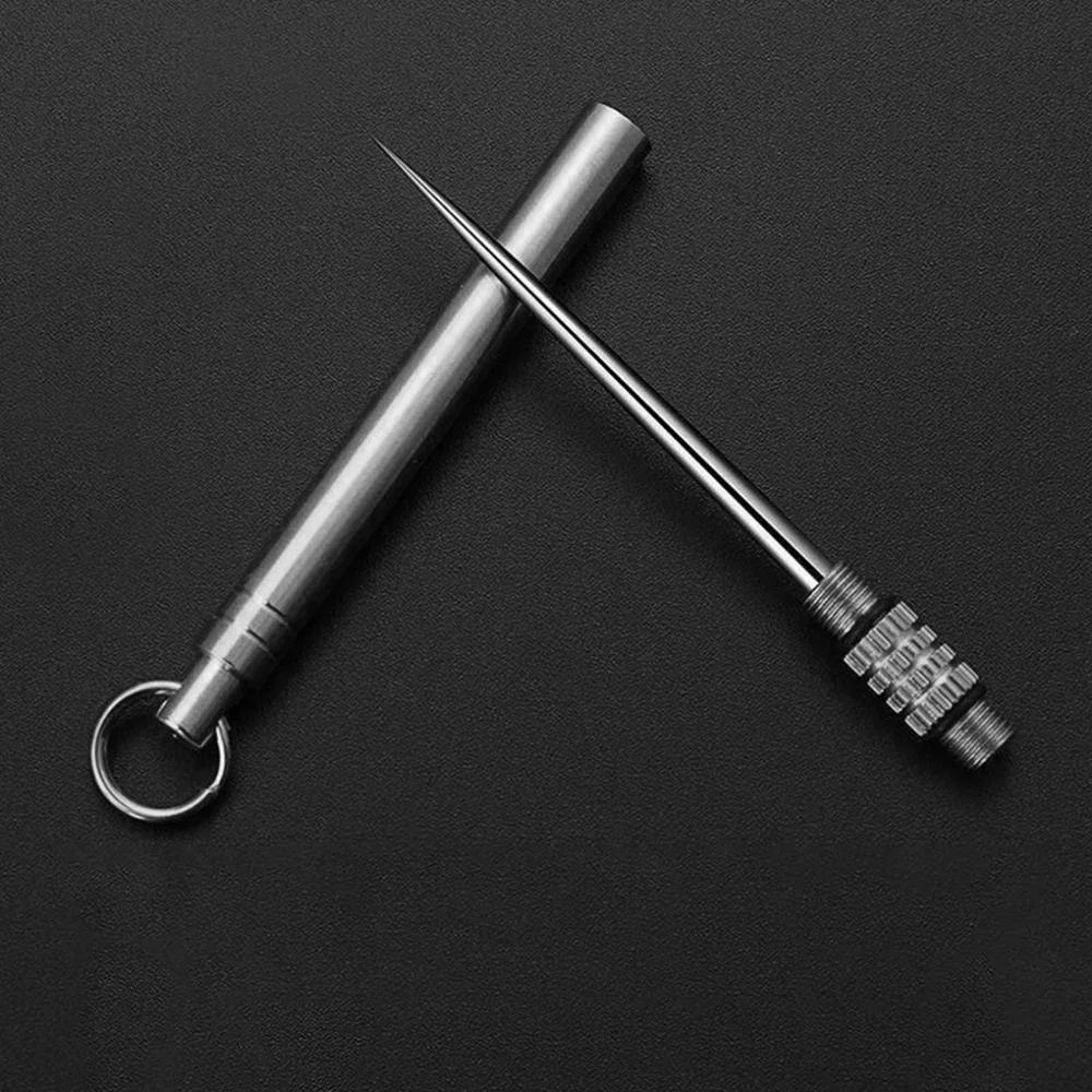 Description Picture 2 of itemMultifunction Metal Toothpick Travel Toothpick Portable Stainless Steel Fruit Fork Tooth Cleaning Accessory With Holder