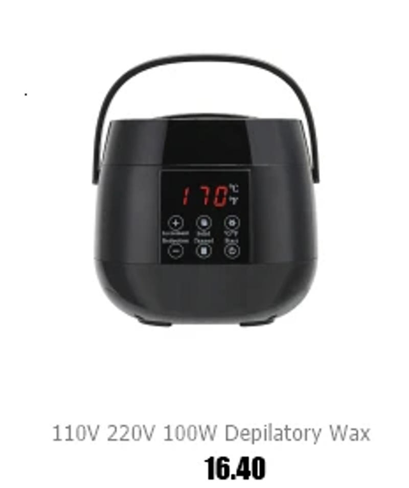 Description Picture 5 of item110V 220V 100W Depilatory Wax Machine Wax Therapy Machine Intelligent Depilator Non Stick Pot Honey Wax Wax Melting Machine