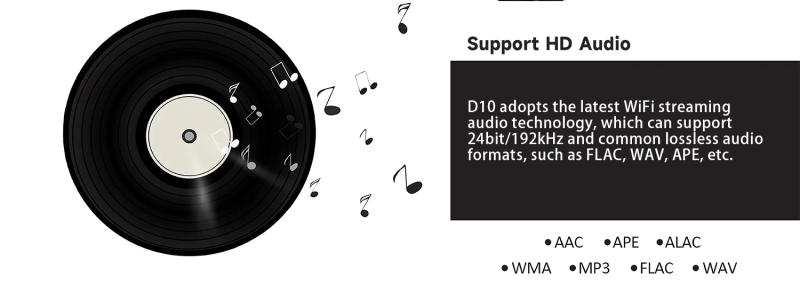 Description Picture 5 of itemD10 Up2Stream Mini Bluetooth Audio Receiver Board Bluetooth 5.0 Wireless Stereo Music Module Multiroom DIY WIFI Audio Board