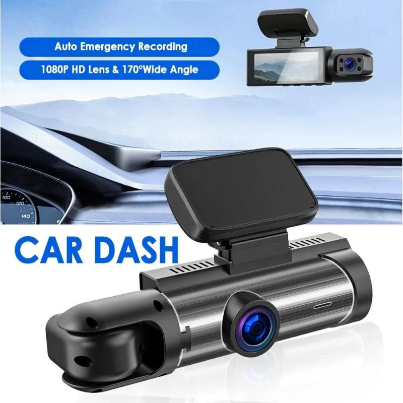Description Picture 4 of itemCar DVR Wide-angle 2-record High-definition Night Vision 1080P Driving Recorder Suction Cup 2-lens Car Front and inside Video