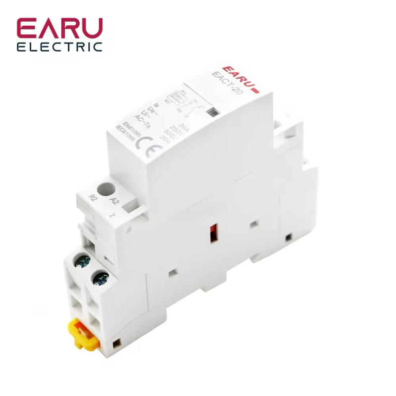 Description Picture 6 of item2P 16A 20A 25A 1NO 1NC 2NO 2NC AC 220V 230V 50/60Hz Din Rail Mounted Household Modular AC Contactor for Smart Home House Hotel