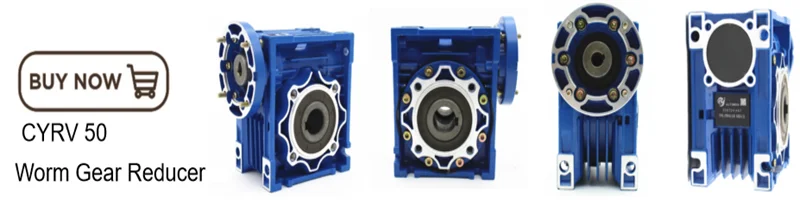 Description Picture 5 of itemCY Automan Big Torque Double -Stage Worm Gear Reducer CYRW30+CYRW50 Input Bore11mm Input Flange63B5 Speed Ratio 4000:1