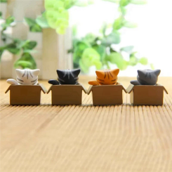 Cute Mini Cat Statue, Used For Garden Or Room Decoration, Ideal Gift For Children And Babies, Home Decoration Toys.-AT64