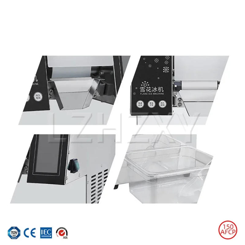Description Picture 5 of itemSnowflake Ice Machine Commercial Milk Tea Shop Stall Shaved Ice Maker Slushy Snow Ice Cream Machines Freezing Home Appliance