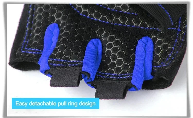 Description Picture 6 of itemGym Gloves for Men Women Fitness Weight Lifting Wristband Gloves Body Building Training Sports Exercise Cycling Glove Shockproof