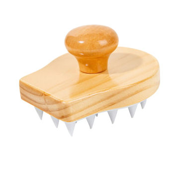 Manual Head Scalp Massage Brush Wet and Dry Soft Silicone Bristles Portable scalp Body scalp Brushes Shower Hair Brush