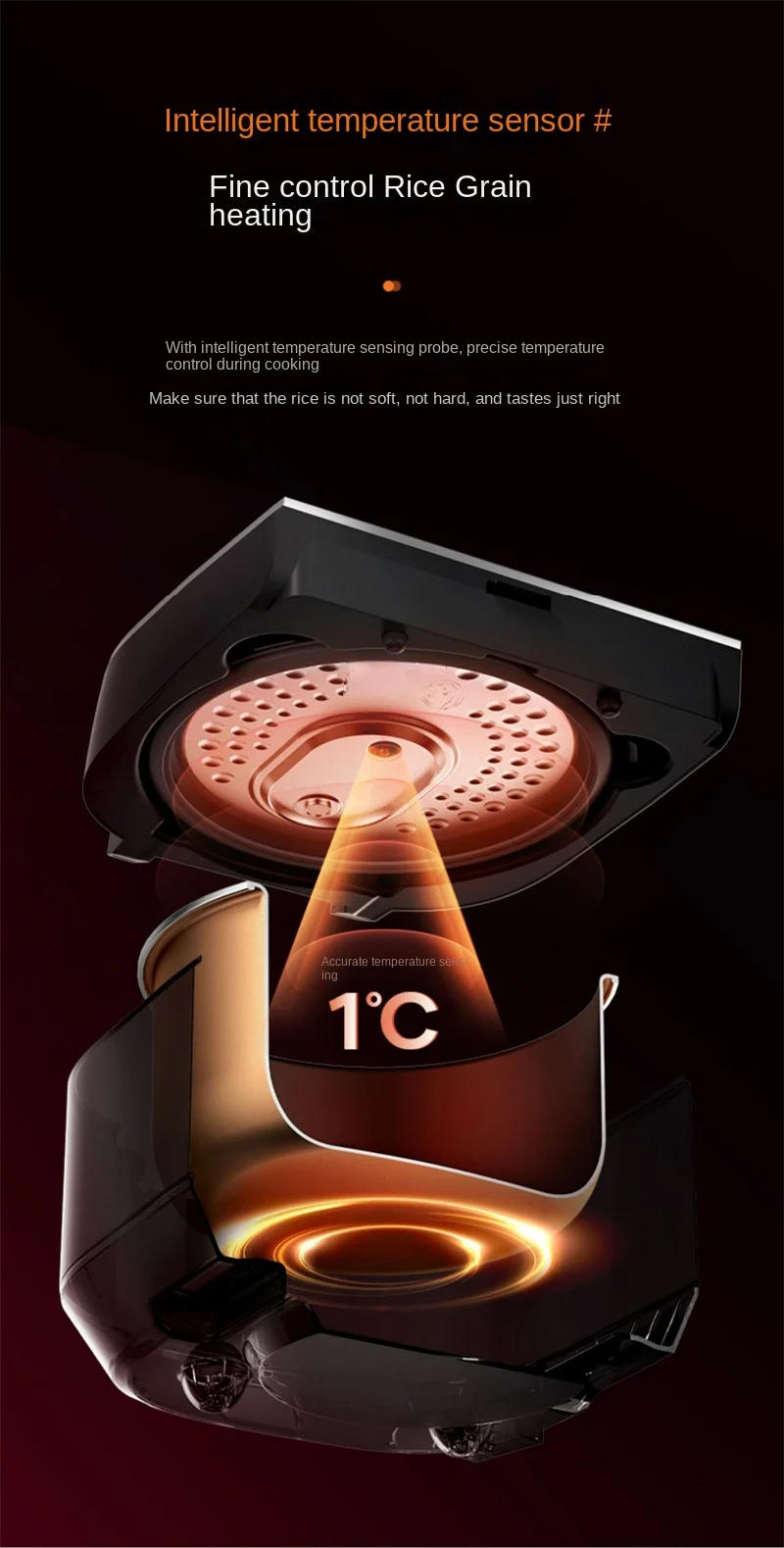 Description Picture 6 of itemElectric Rice Cooker Household 3L Large-capacity Multi-function Smart Appointment Cooking Non-Stick Pot Cake Steam Rice Cooker