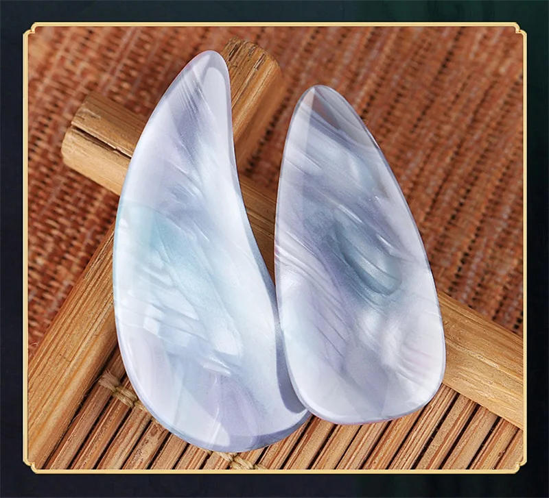 Description Picture 4 of item8PCS Guzheng Finger Picks Practical Musical Instrument Celluloid Guzheng Nail Covers Stringed Instrument Accessories Two Sizes