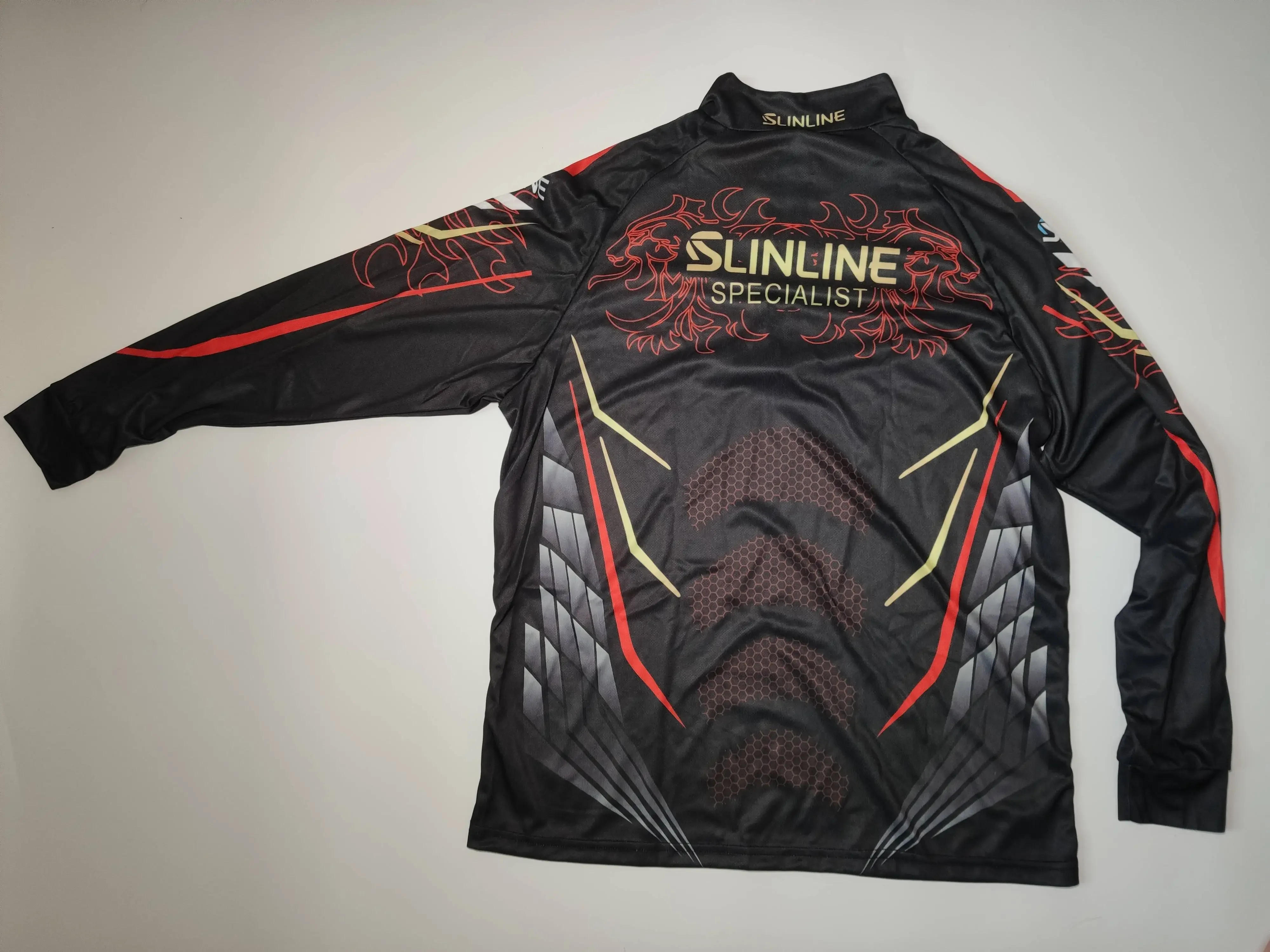 Description Picture 4 of itemNew Spring Summer New Style Fishing Clothing Quick Dry A Shirts Men Long Sleeve Anti-UV Stand Collar Fishing Jersey