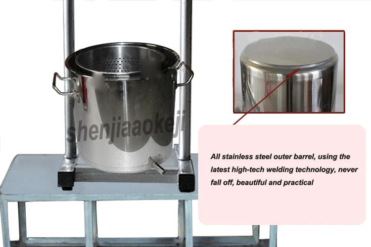 Description Picture 6 of item22L manual hydraulic juicer stainless steel small juicer grape orange squeezer fruit presser12L/22L/36L