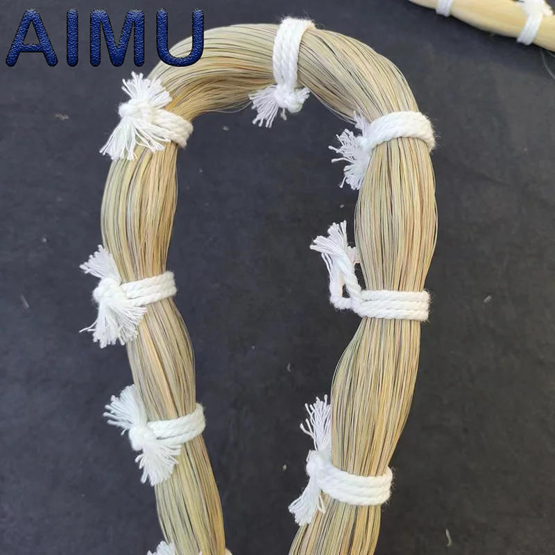 Description Picture 6 of item250g Mongolian Horse Tail Hairs Cello/Viola/Violin Bow Hair Horsehair Horsetail  White Brown Gray Black 82-84cm