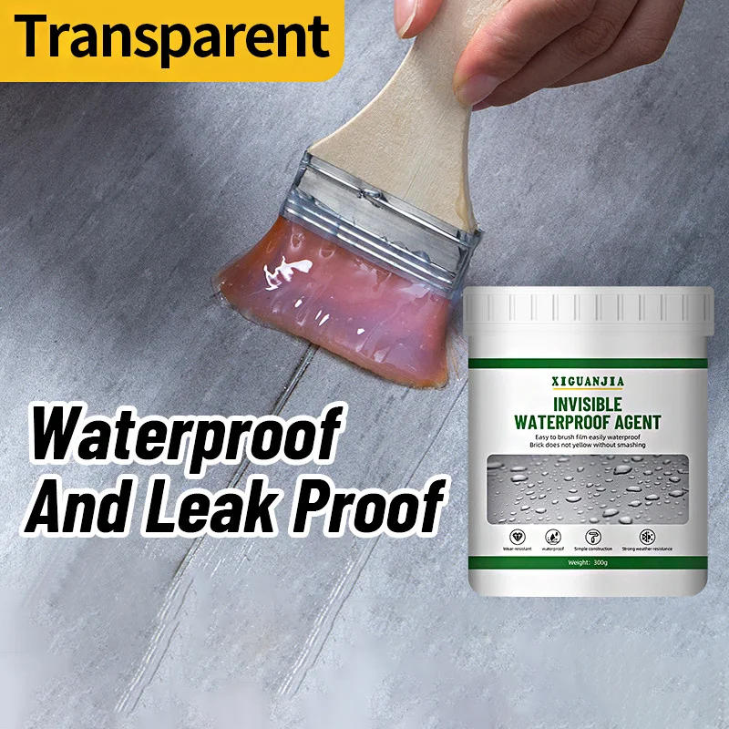 Description Picture 5 of itemNew Waterproof Coating Transparent Quality Assurance Bathroom Leakage Repair Coating Waterproofing Leak Sealing Proof Adhesive