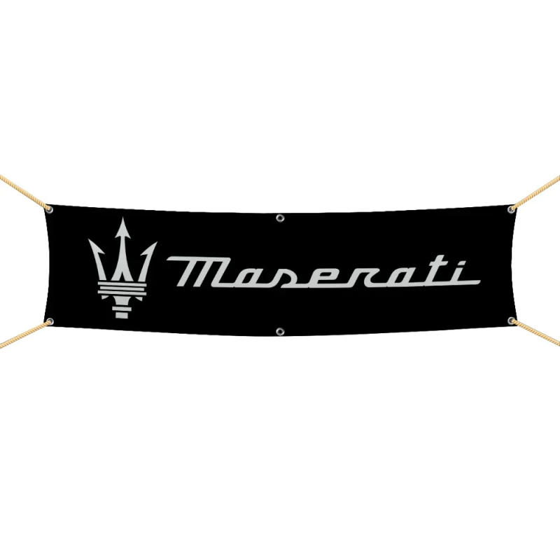 Description Picture 3 of itemJohninBanner 2x8 Fts Maseratis Banner Interior Decoration Race Car Tapestry Flag