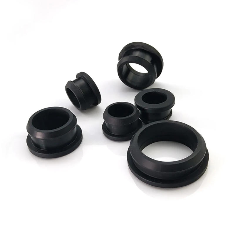 Description Picture 4 of item4.5mm-50mm Silicone Rubber Snap-on Grommet Hole Plugs End Caps Bung Wire Cable Protect Bush Seal Gasket Black/White/Clear/Gray