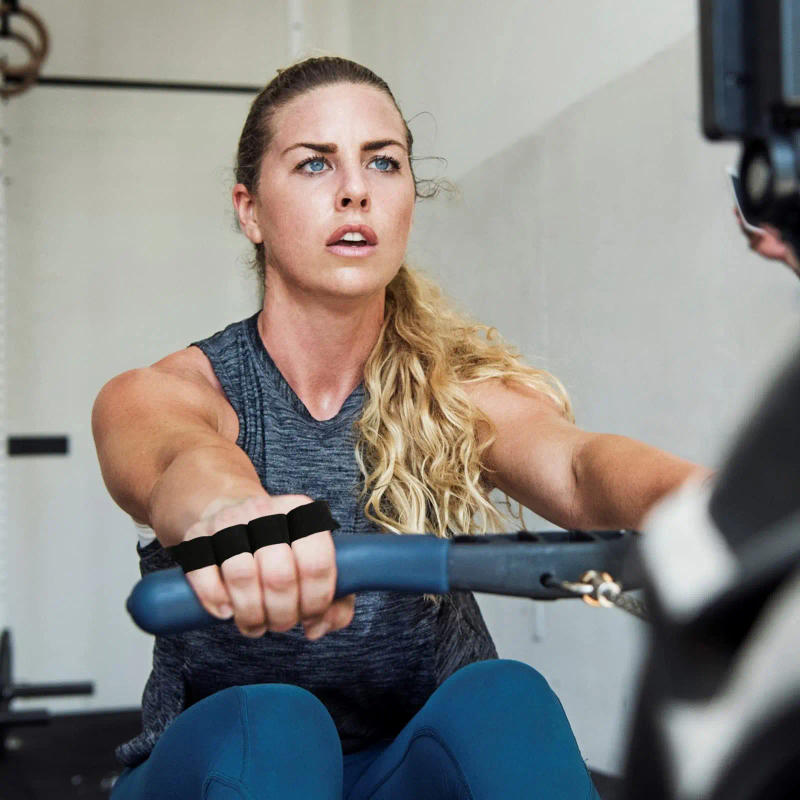 Description Picture 3 of itemGymnastics Grips Leather Pads Weightlifting Training Gloves Palm Protection Fitness Sports Pull Ups Workout Gym Hand Grips Pads