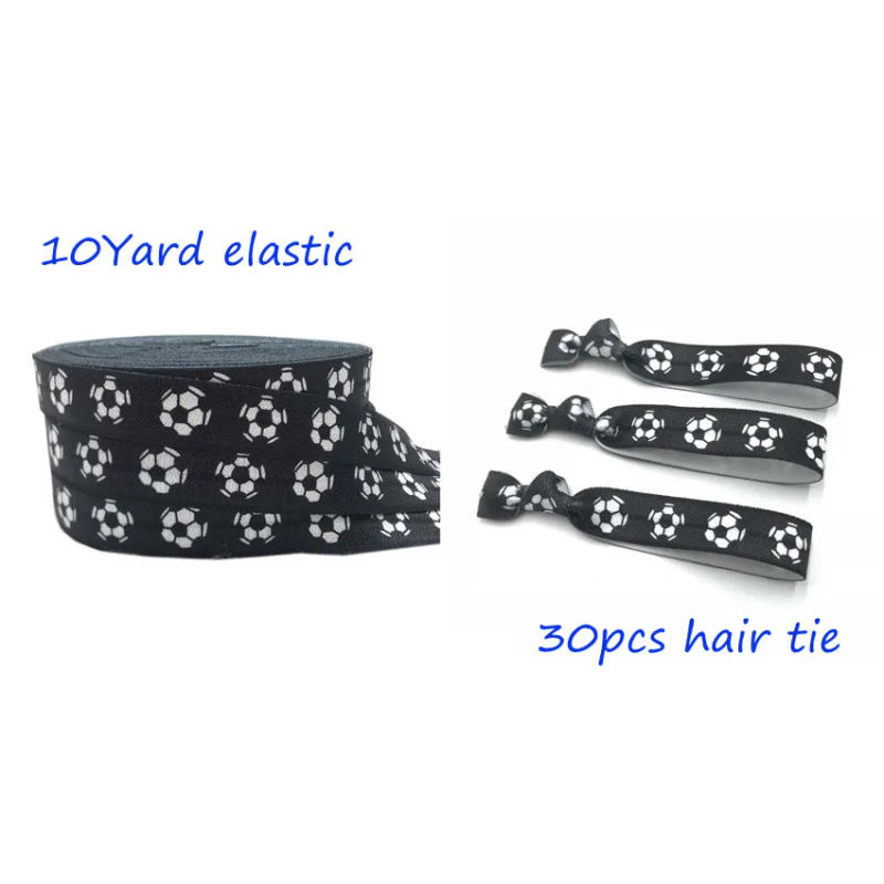 Description Picture 4 of itemSport Elastic Band 10Yard 15mm Volleyball Baseball Soccer Ballet Print Fold Over Elastic Webbing DIY Sewing Crafts Accessories