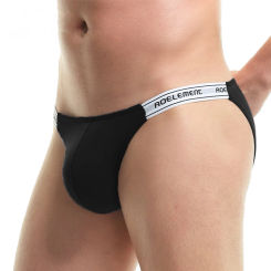 Ice Silk Underwear Mens Sexy Solid Briefs Low-Rise Panties Breathable Shorts U Convex Pouch Underpants Erotic Lingerie