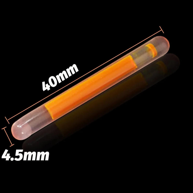 Description Picture 3 of item10PCS/Bag Fireflies 4.5*40mm for Fishing Float Fluorescent Lightstick Light Night Rod Lights Tool Bright Dark Colored Glow Stick