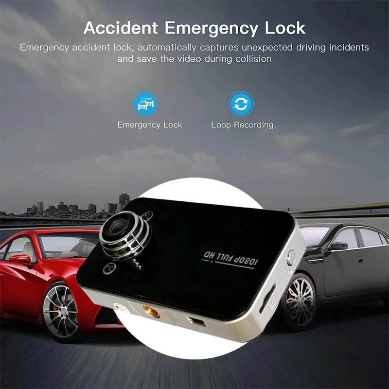 Description Picture 5 of item1080P Full HD Car DVR Dash Cam Car Loop Recording Vehicle Driving Recorder Night Vision Support TF 32G 140 Degree View Angle