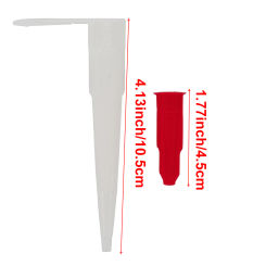 Brand New Caulking Nozzles 10.5cm/4.13in 4.5cm/1.77in Caulk Caulk Nozzle Cap Install With Screws Mastic Plastic