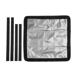 Shading Pad Sunshade RV Skylight Sunshade 41*41cm Black Foldable RV Roof Insulated Reflective Shading Pad Practical