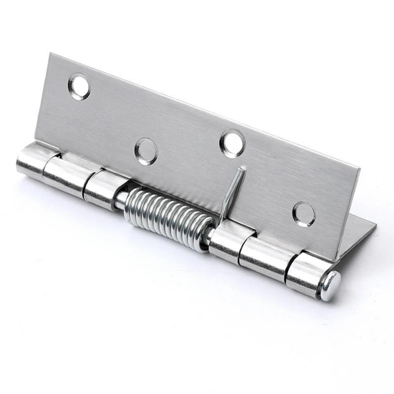 Description Picture 5 of item2pcs Self Closing Spring Door Hinge Stainless Steel Hinge For Cabinets Door Closer Automatic Rebound Hinge Furniture Hardware