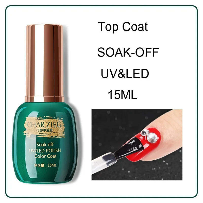 Description Picture 5 of item15ml/Jar No Wipe Top/Base Coat Nail Gel Long Lasting Soak off UV Nail Gel Polish Protector Primer UV Gel Nail Art Top Gel GY45-7