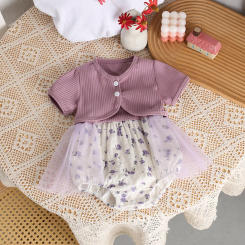 MILANCEL0-3Y Baby Girls Summer Clothes Lace Camisole Bodysuit And Tee Infant Girls Clothing Set Baby Girls 2 Pcs Suit