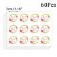 60pc 3cm Stickers