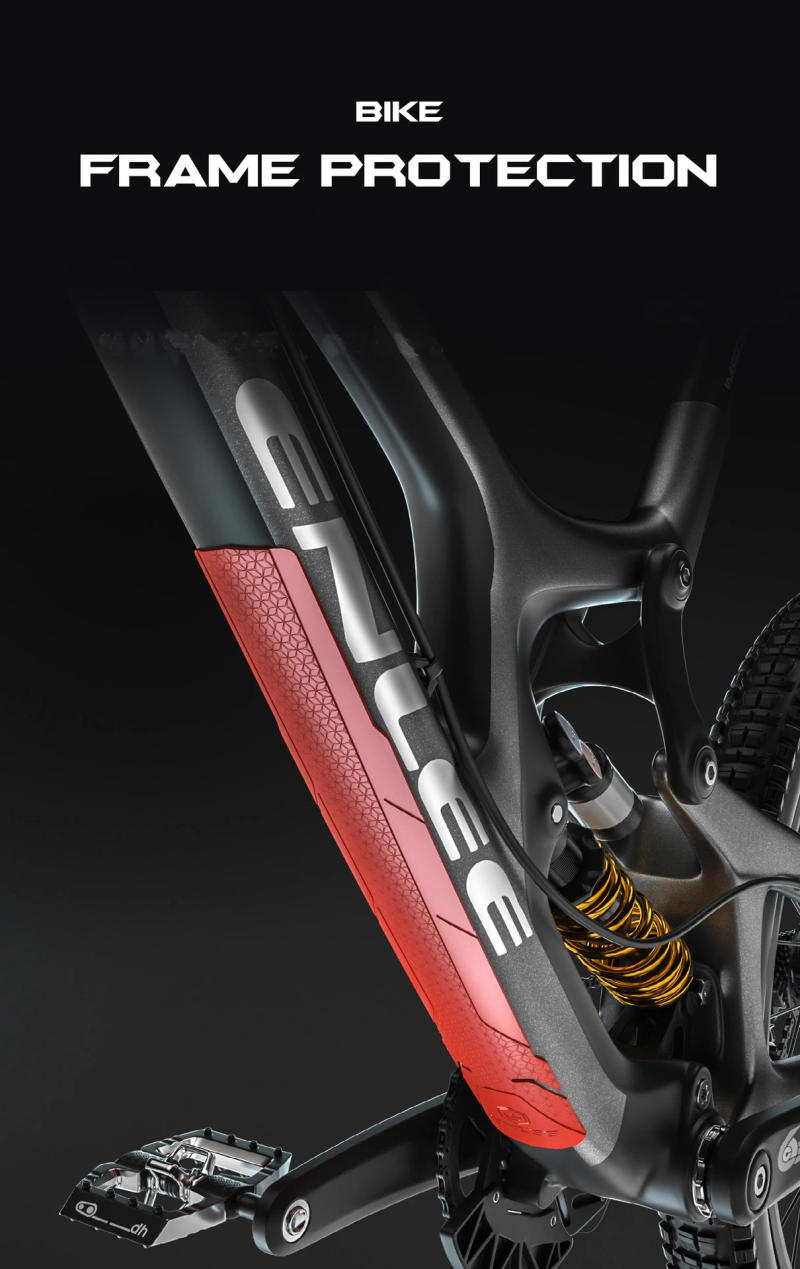 Description Picture 2 of itemRoad Bicycle Paster Frame Scratch-Resistant Protector MTB Bike Best Glue Removeable Stickers Anti-Skid Push Guard Frame