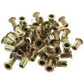 50 pcs M10/M12/M8/M5/M6/M4/M4 Flat Head Rivet Nut Furniture Decoration Instrument (M4)