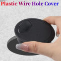 4pcs Plastic wire hole cover your desktop threading box threading box computer desk thread hole Wire Hole Covers