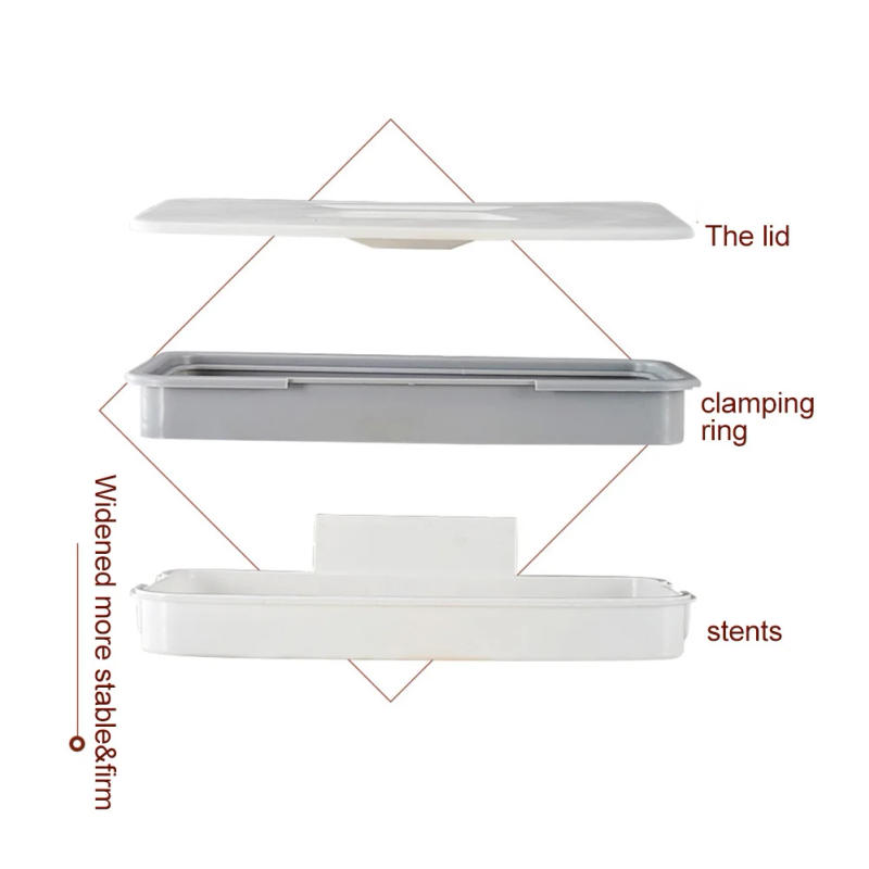 Description Picture 2 of itemKitchen Upgraded version Kitchen Trash Storage Hanger Garbage Bag Holder Plastic Bracket Stand Rack Accessories Kitchen Gadgets