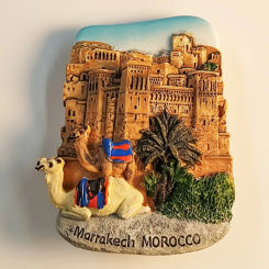 Morocco Fridge Stickers Land of God Marrakech Travelling Souvenirs Monte Carlo Fridge Magnets Home Decoration Wedding Gifts