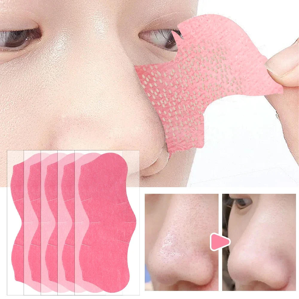 Description Picture 4 of itemPeel Off Nose Blackhead Remover Strips Deep Cleansing Shrink Pore Acne Treatment Mask Nose Patches Face Skin Care Beauty Tools