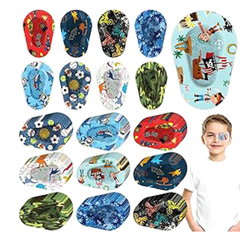 Description Picture 5 of item5PCS Protect Eyesight For Kids Girls Boys Vision Care Hot New Amblyopia Eye Patch Adhesive Eye Patches Medical Sterile Eye Pad