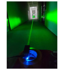 520nm 1.5w Green Fat Beam Laser Diode Module Coarse Laser Warning Light