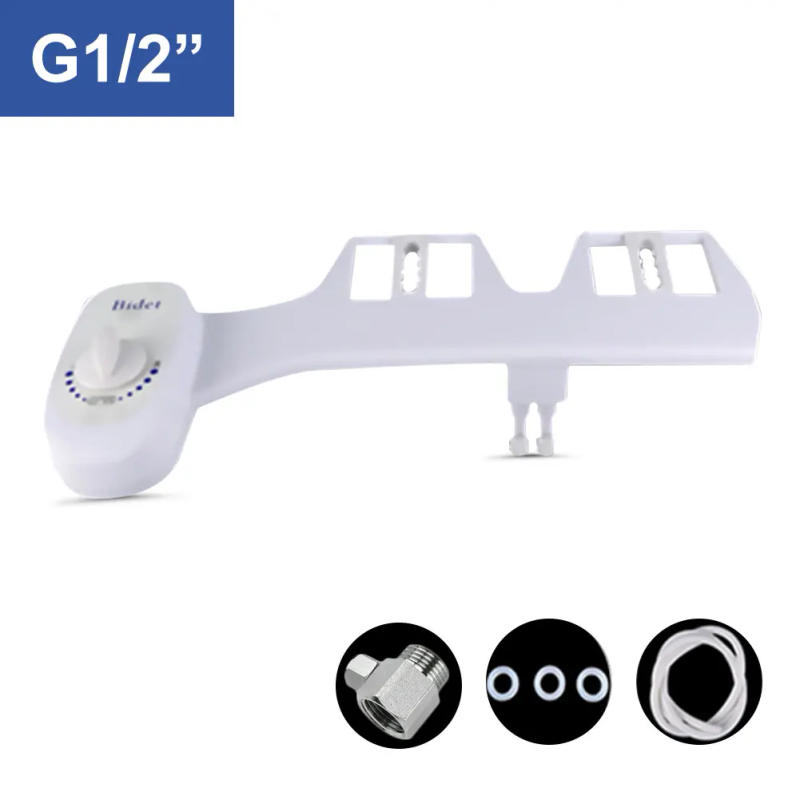 Description Picture 6 of itemNon-Electric Bidet Toilet Seat Self-Cleaning Retractable Nozzle Pressure Control Faucet Sprayer Mechanical Fot Bathroom Toilet